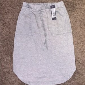 BRAND NEW Grey Drawstring Skirt